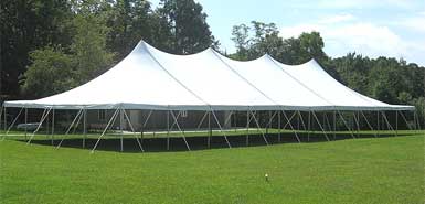 High peak pole tent rental from Amerevent.